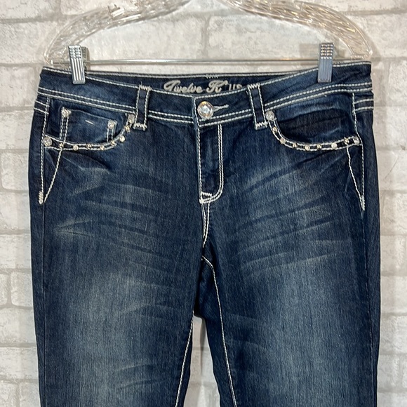 Twelve K embellished jeans size 13 - Picture 3 of 11